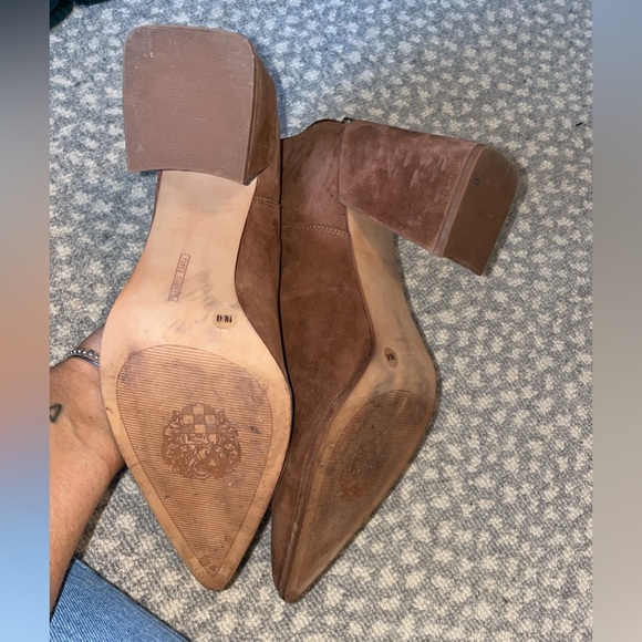 Brown Suede Booties - Picture 3 of 3